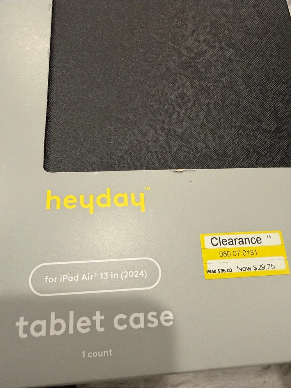 iPad Air 13-inch Black Tablet Case